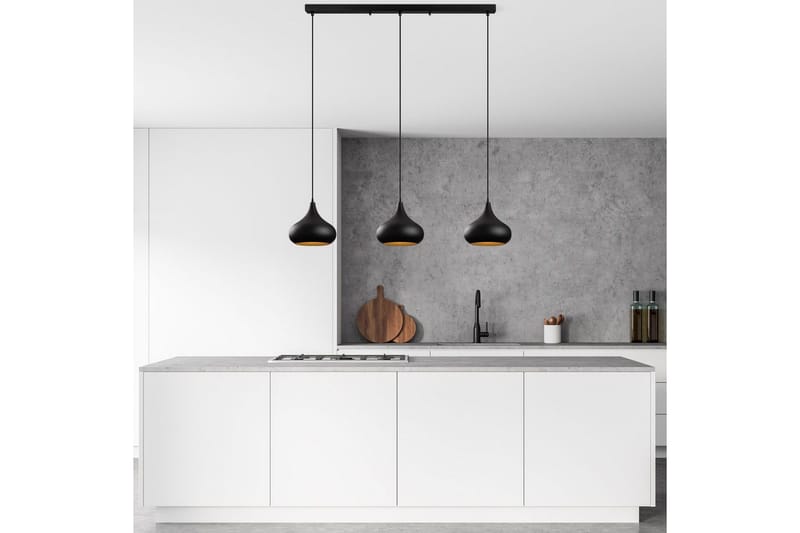 Taklampa Sorna Svart - Svart - Belysning & el - Inomhusbelysning & lampor - Taklampa & takbelysning - Pendellampor & hänglampor