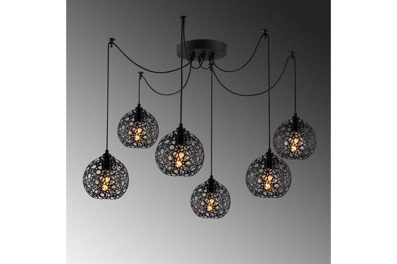 Taklampa Sourab Brilo Svart - Svart - Belysning & el - Inomhusbelysning & lampor - Taklampa & takbelysning - Pendellampor & hänglampor