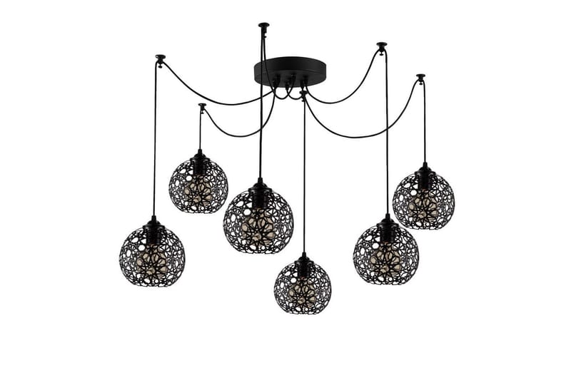 Taklampa Sourab Brilo Svart - Svart - Belysning & el - Inomhusbelysning & lampor - Taklampa & takbelysning - Pendellampor & hänglampor