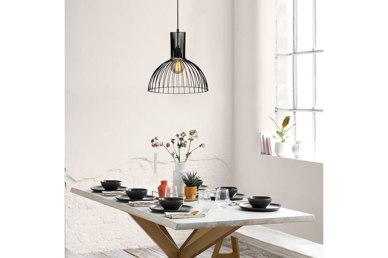 Taklampa Sourab Ljus Svart - Svart - Belysning & el - Inomhusbelysning & lampor - Taklampa & takbelysning - Pendellampor & hänglampor