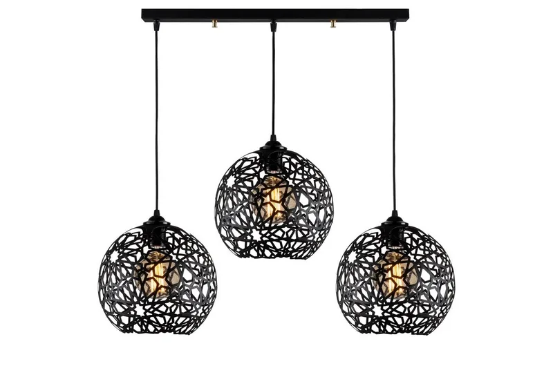 Taklampa Sourab Masafumie Svart Treuttag, Treuttag