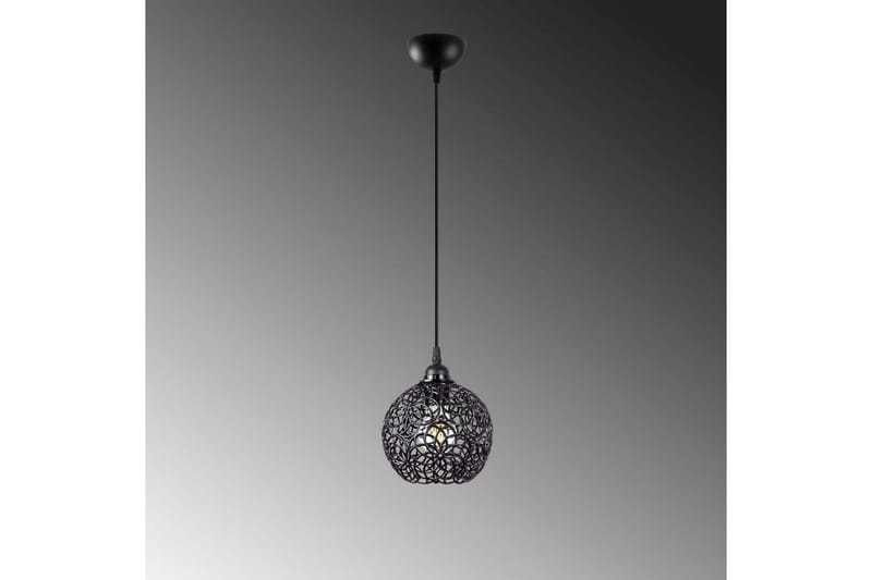 Taklampa Souvik Svart - 17 x 17 x 118 cm - Belysning & el - Inomhusbelysning & lampor - Taklampa & takbelysning - Pendellampor & hänglampor