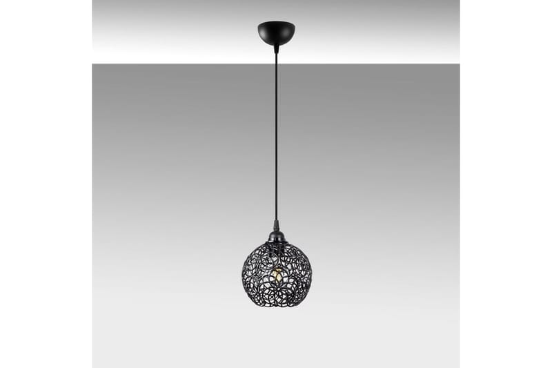 Taklampa Souvik Svart - 17 x 17 x 118 cm - Belysning & el - Inomhusbelysning & lampor - Taklampa & takbelysning - Pendellampor & hänglampor