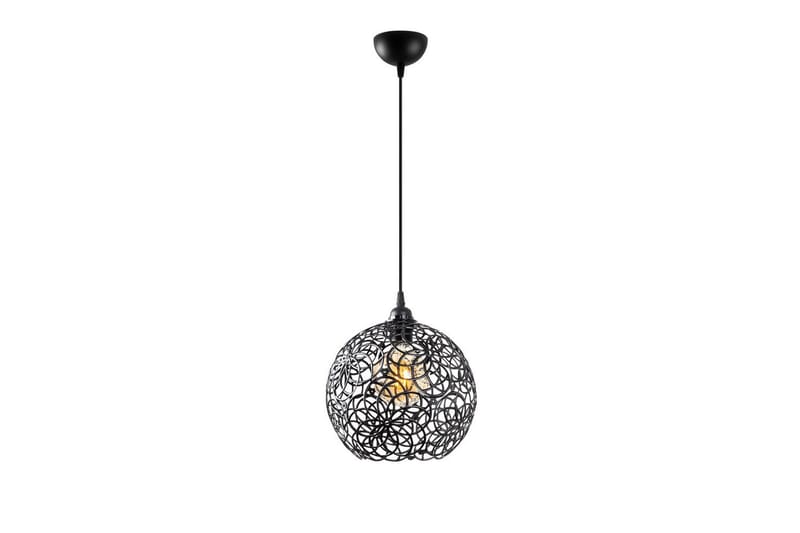 Taklampa Souvik Svart - 25 x 25 x 126 cm - Belysning & el - Inomhusbelysning & lampor - Taklampa & takbelysning - Pendellampor & hänglampor
