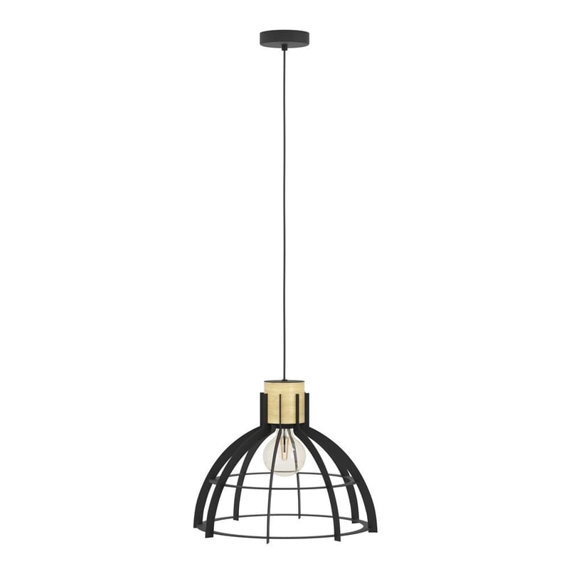 Taklampa Stillington - Svart/Fanér - Belysning & el - Inomhusbelysning & lampor - Taklampa & takbelysning - Pendellampor & hänglampor
