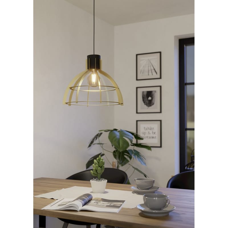 Taklampa Stillington - Svart/Guld - Belysning & el - Inomhusbelysning & lampor - Taklampa & takbelysning - Pendellampor & hänglampor