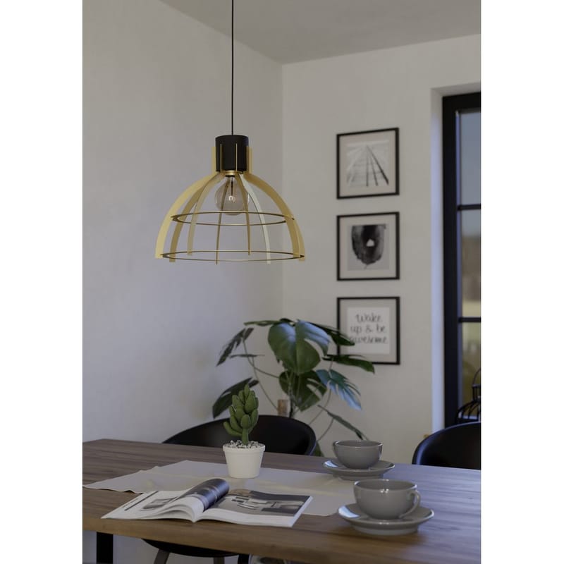 Taklampa Stillington - Svart/Guld - Belysning & el - Inomhusbelysning & lampor - Taklampa & takbelysning - Pendellampor & hänglampor