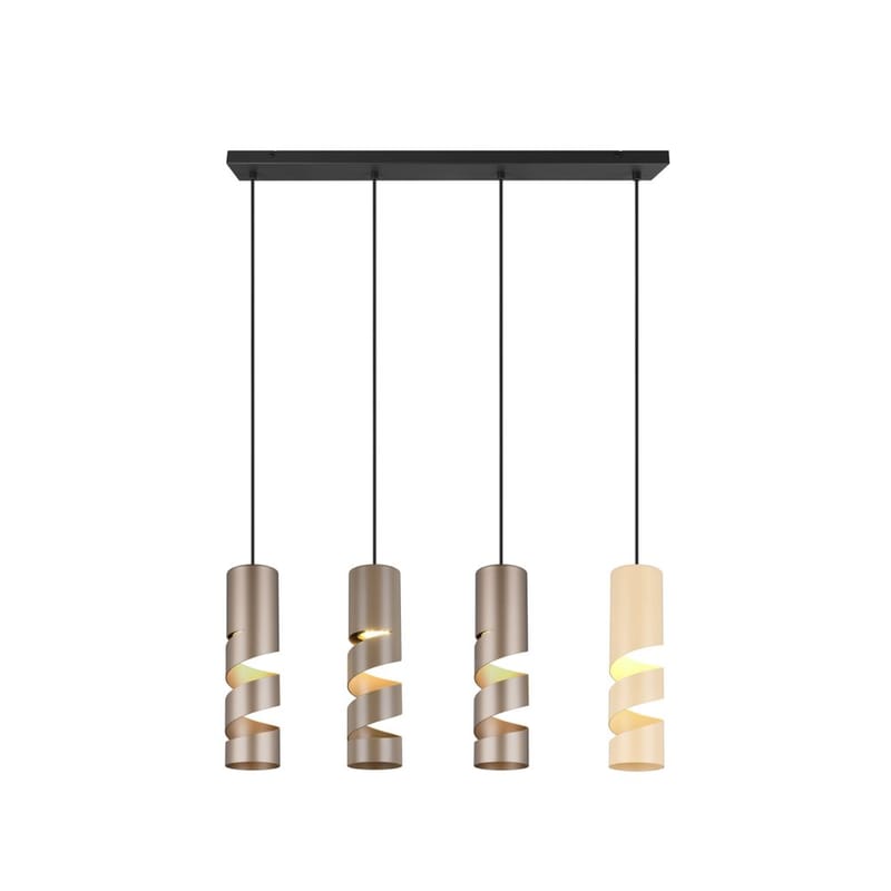 Taklampa Stream - 4 lampor, Mångfärgad - Belysning & el - Inomhusbelysning & lampor - Taklampa & takbelysning - Pendellampor & hänglampor