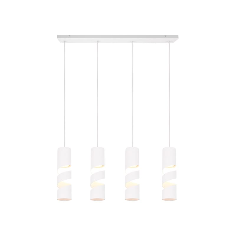 Taklampa Stream - 4 lampor, Mattvit - Belysning & el - Inomhusbelysning & lampor - Taklampa & takbelysning - Pendellampor & hänglampor