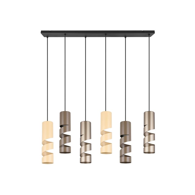 Taklampa Stream - 6 lampor, Mångfärgad - Belysning & el - Inomhusbelysning & lampor - Taklampa & takbelysning - Pendellampor & hänglampor