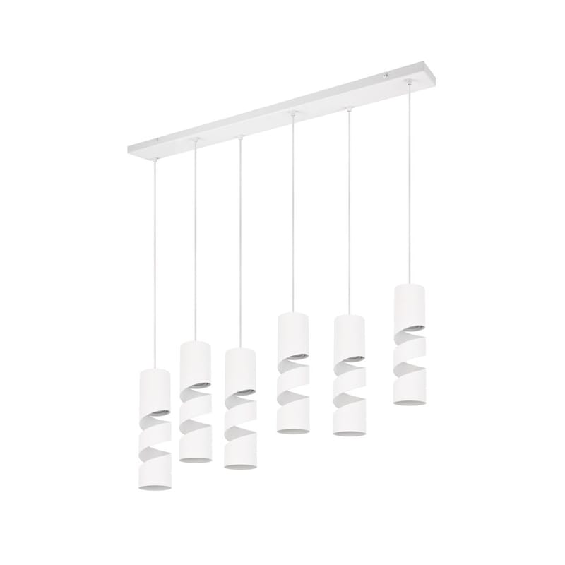 Taklampa Stream - 6 lampor, Mattvit - Belysning & el - Inomhusbelysning & lampor - Taklampa & takbelysning - Pendellampor & hänglampor