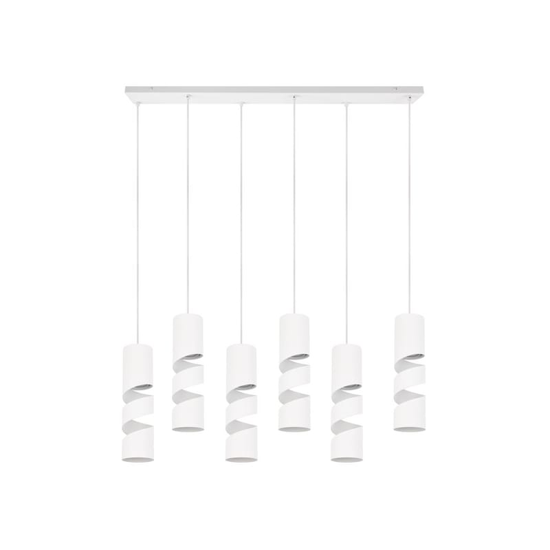 Taklampa Stream - 6 lampor, Mattvit - Belysning & el - Inomhusbelysning & lampor - Taklampa & takbelysning - Pendellampor & hänglampor