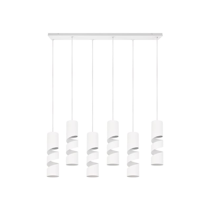 Taklampa Stream - 6 lampor, Mattvit - Belysning & el - Inomhusbelysning & lampor - Taklampa & takbelysning - Pendellampor & hänglampor