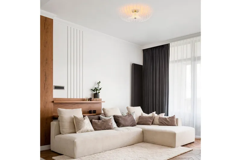 Taklampa Subbersta Vit - Diameter: 56 cm - Belysning & el - Inomhusbelysning & lampor - Taklampa & takbelysning - Pendellampor & hänglampor