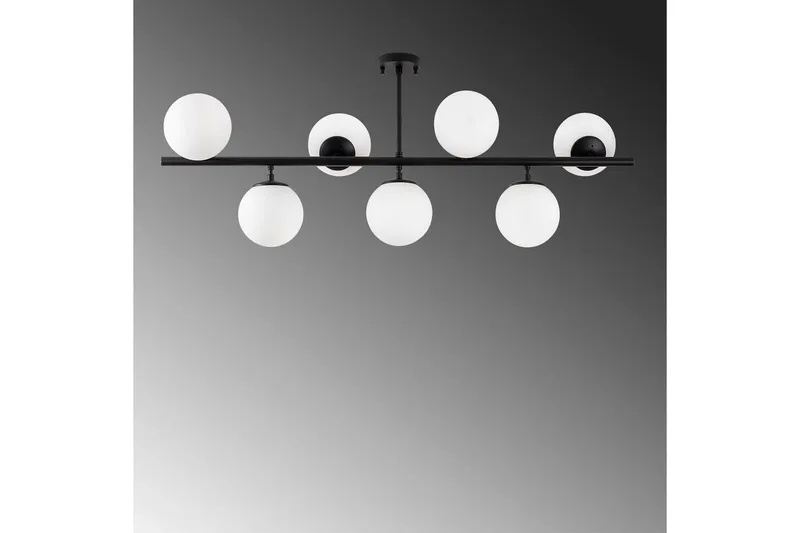 Taklampa Subin Platt Svart / Vit - Svart / Vit - Belysning & el - Inomhusbelysning & lampor - Taklampa & takbelysning - Pendellampor & hänglampor