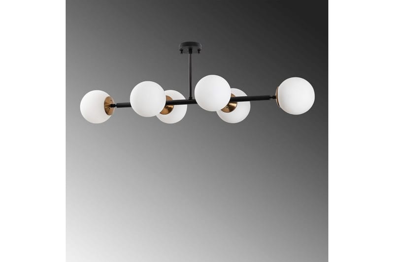 Taklampa Subin Platt Svart / Grädde - Svart / Grädde - Belysning & el - Inomhusbelysning & lampor - Taklampa & takbelysning - Pendellampor & hänglampor