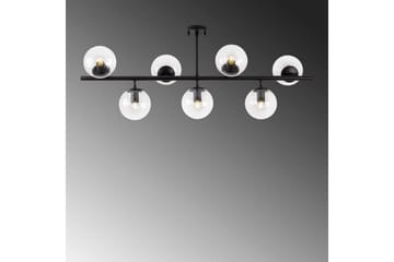 Taklampa Subin Platt Svart / Transparent - Svart / Transparent - Belysning & el - Inomhusbelysning & lampor - Taklampa & takbelysning - Pendellampor & hänglampor