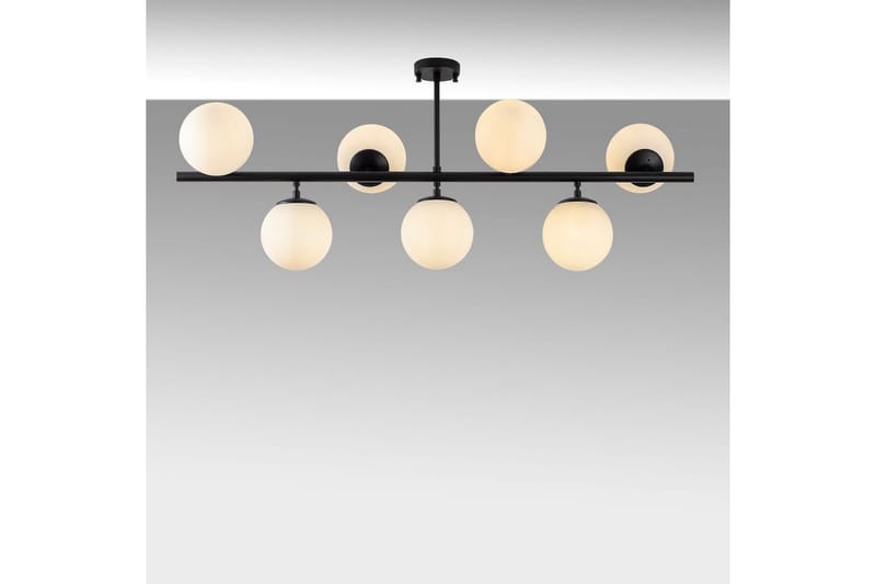 Taklampa Subin Platt Svart / Vit - Svart / Vit - Belysning & el - Inomhusbelysning & lampor - Taklampa & takbelysning - Pendellampor & hänglampor