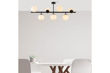 Taklampa Subin Platt Svart / Vit - Svart / Vit - Belysning & el - Inomhusbelysning & lampor - Taklampa & takbelysning - Pendellampor & hänglampor