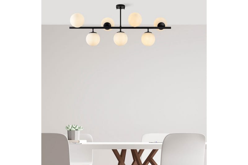 Taklampa Subin Platt Svart / Vit - Svart / Vit - Belysning & el - Inomhusbelysning & lampor - Taklampa & takbelysning - Pendellampor & hänglampor