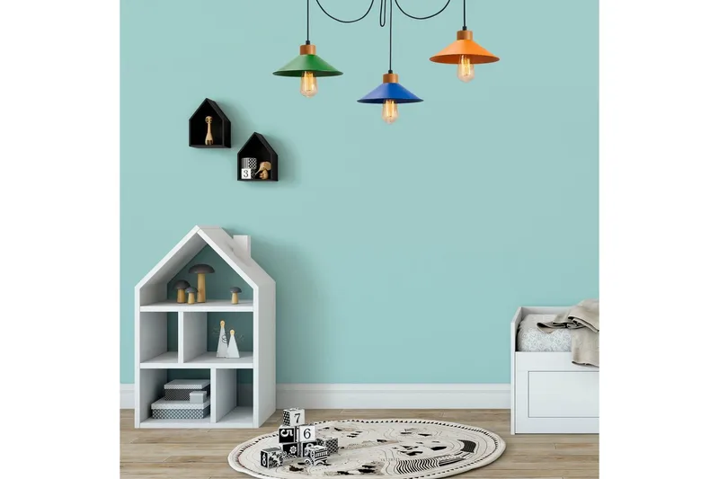 Taklampa Sudalwani Grön / Blå / Orange - Grön / Blå / Orange - Belysning & el - Inomhusbelysning & lampor - Taklampa & takbelysning - Pendellampor & hänglampor