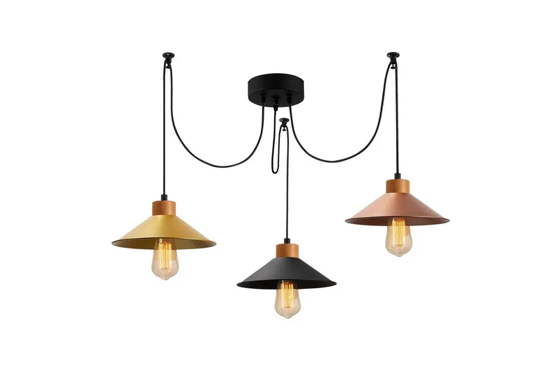 Taklampa Sudalwani Koppar / Svart / Rany - Koppar / Svart / Rany - Belysning & el - Inomhusbelysning & lampor - Taklampa & takbelysning - Pendellampor & hänglampor