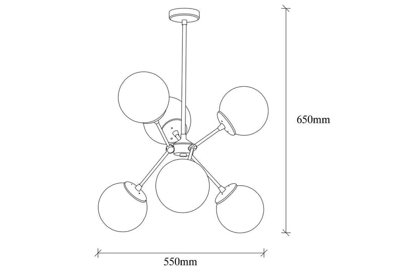 Taklampa Sudasalle Annan Rany / Vit - Guld/Vit - Belysning & el - Inomhusbelysning & lampor - Taklampa & takbelysning - Pendellampor & hänglampor