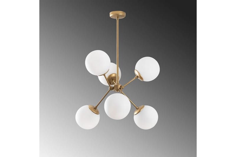 Taklampa Sudasalle Annan Rany / Vit - Guld/Vit - Belysning & el - Inomhusbelysning & lampor - Taklampa & takbelysning - Pendellampor & hänglampor