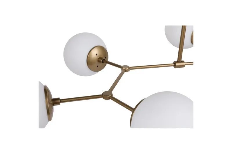 Taklampa Sudatoor Fibran Gul / Vit - Gul / Vit - Belysning & el - Inomhusbelysning & lampor - Taklampa & takbelysning - Pendellampor & hänglampor