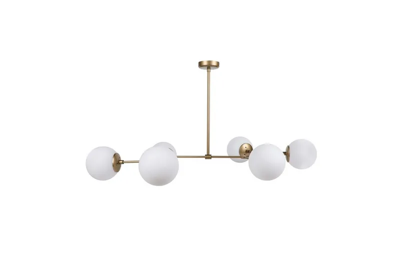 Taklampa Sudatoor Fibran Gul / Vit - Gul / Vit - Belysning & el - Inomhusbelysning & lampor - Taklampa & takbelysning - Pendellampor & hänglampor