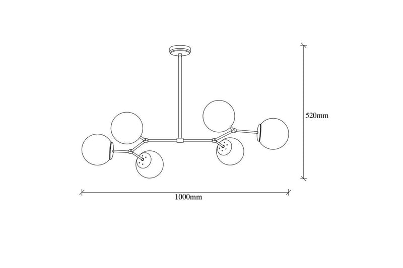 Taklampa Sudatoor Fibran Svart / Vit - Svart / Vit - Belysning & el - Inomhusbelysning & lampor - Taklampa & takbelysning - Pendellampor & hänglampor