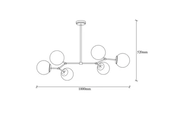 Taklampa Sudatoor Fibran Svart / Vit - Svart / Vit - Belysning & el - Inomhusbelysning & lampor - Taklampa & takbelysning - Pendellampor & hänglampor