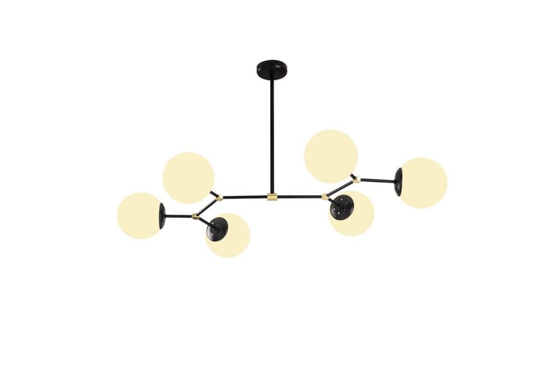 Taklampa Sudatoor Fibran Svart / Vit - Svart / Vit - Belysning & el - Inomhusbelysning & lampor - Taklampa & takbelysning - Pendellampor & hänglampor