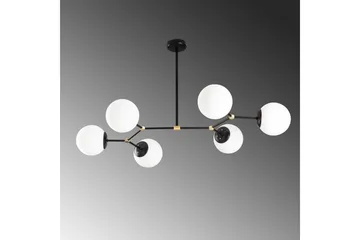 Taklampa Sudatoor Fibran Svart / Vit - Svart / Vit - Belysning & el - Inomhusbelysning & lampor - Taklampa & takbelysning - Pendellampor & hänglampor
