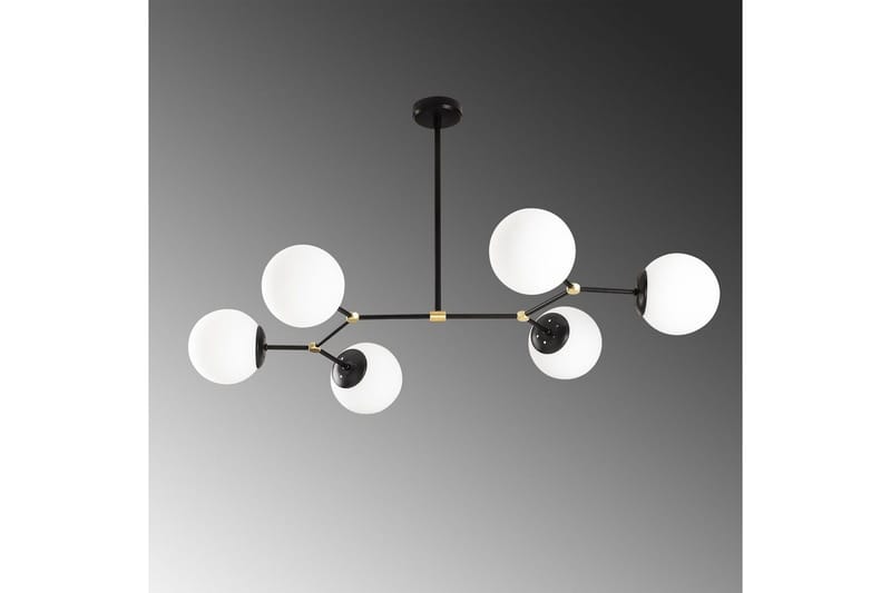 Taklampa Sudatoor Fibran Svart / Vit - Svart / Vit - Belysning & el - Inomhusbelysning & lampor - Taklampa & takbelysning - Pendellampor & hänglampor