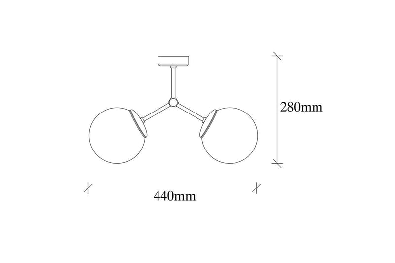 Taklampa Sudatoor Svart / Vit - Svart / Vit - Belysning & el - Inomhusbelysning & lampor - Taklampa & takbelysning - Plafond