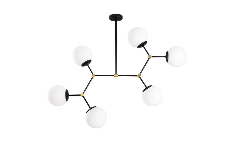 Taklampa Sudatoor Veilo Svart / Vit - Svart/Vit - Belysning & el - Inomhusbelysning & lampor - Taklampa & takbelysning - Pendellampor & hänglampor