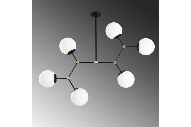 Taklampa Sudatoor Veilo Svart / Vit - Svart/Vit - Belysning & el - Inomhusbelysning & lampor - Taklampa & takbelysning - Pendellampor & hänglampor