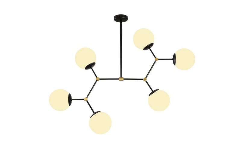Taklampa Sudatoor Veilo Svart / Vit - Svart/Vit - Belysning & el - Inomhusbelysning & lampor - Taklampa & takbelysning - Pendellampor & hänglampor