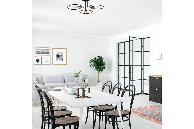 Taklampa Sufia svart - Svart - Belysning & el - Inomhusbelysning & lampor - Taklampa & takbelysning - Pendellampor & hänglampor