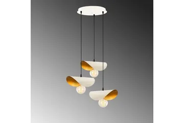 Taklampa Sugana Tre Vit / Rany - Guld/Vit - Belysning & el - Inomhusbelysning & lampor - Taklampa & takbelysning - Pendellampor & hänglampor
