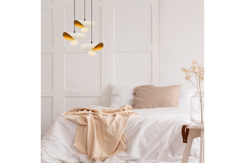 Taklampa Sugana Tre Vit / Rany - Guld/Vit - Belysning & el - Inomhusbelysning & lampor - Taklampa & takbelysning - Pendellampor & hänglampor