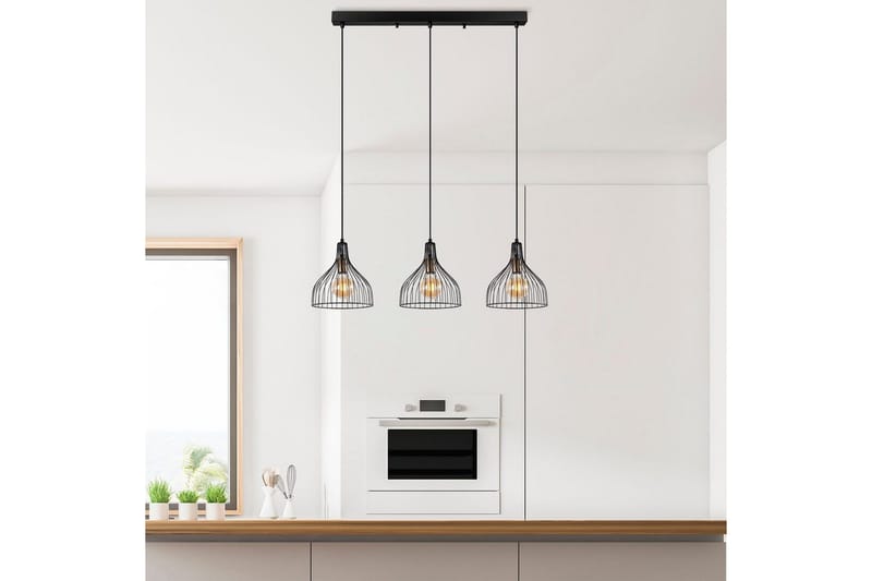 Taklampa Talnor Horizontal Three - Brons/Svart - Belysning & el - Inomhusbelysning & lampor - Taklampa & takbelysning - Pendellampor & hänglampor