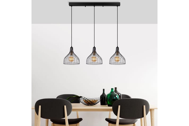 Taklampa Talnor Horizontal Three - Brons/Svart - Belysning & el - Inomhusbelysning & lampor - Taklampa & takbelysning - Pendellampor & hänglampor