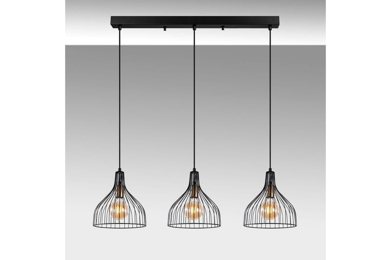 Taklampa Talnor Horizontal Three - Brons/Svart - Belysning & el - Inomhusbelysning & lampor - Taklampa & takbelysning - Pendellampor & hänglampor
