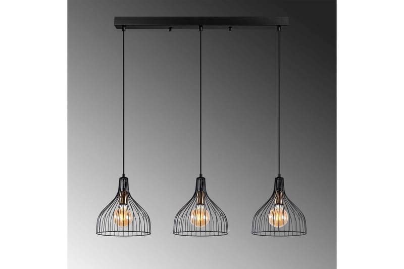 Taklampa Talnor Horizontal Three - Brons/Svart - Belysning & el - Inomhusbelysning & lampor - Taklampa & takbelysning - Pendellampor & hänglampor