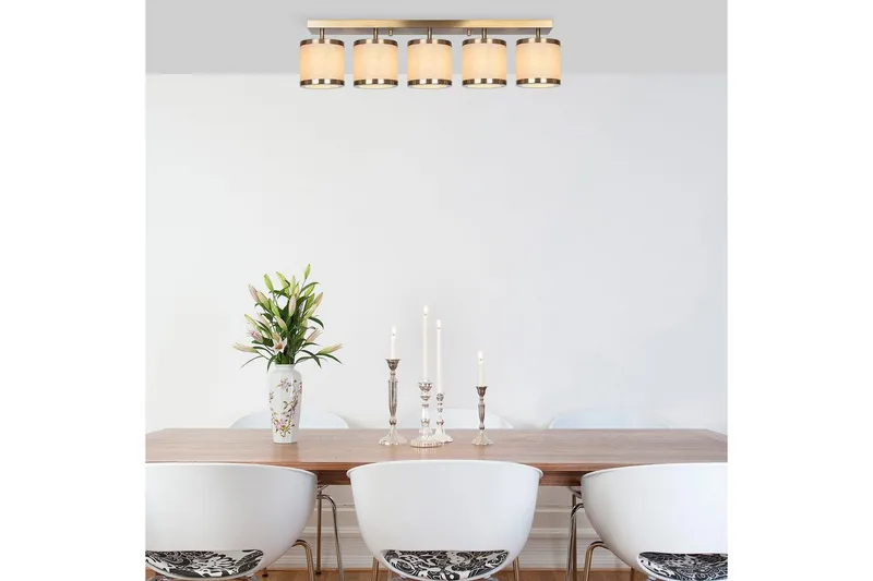 Taklampa Talra Five Vintage - Guld - Belysning & el - Inomhusbelysning & lampor - Taklampa & takbelysning - Plafond