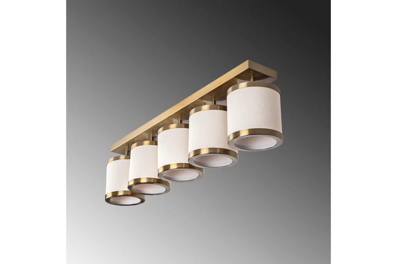 Taklampa Talra Five Vintage - Guld - Belysning & el - Inomhusbelysning & lampor - Taklampa & takbelysning - Plafond
