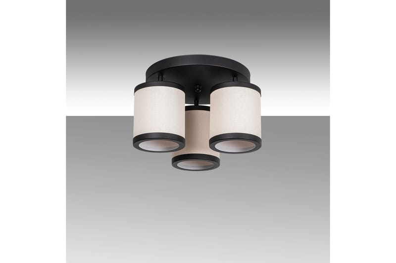 Taklampa Talrayo Svart / Vit - Svart / Vit - Belysning & el - Inomhusbelysning & lampor - Taklampa & takbelysning - Plafond