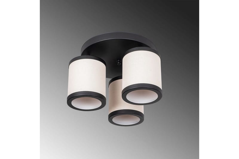 Taklampa Talrayo Svart / Vit - Svart / Vit - Belysning & el - Inomhusbelysning & lampor - Taklampa & takbelysning - Plafond